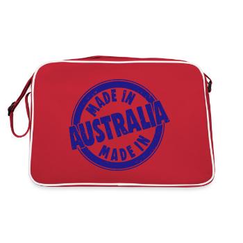 Fabriqué en Australie style rétro - Sac Retro - rouge/blanc - Dos