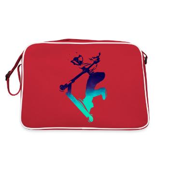 Freestyle trottirider - Sac Retro - rouge/blanc - Dos