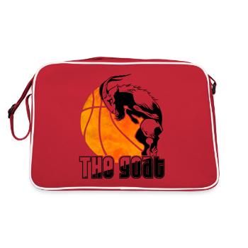 The goat basketball - Sac Retro - rouge/blanc - Dos