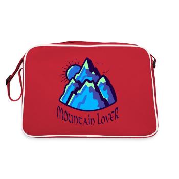Mountain lover - Sac Retro - rouge/blanc - Dos