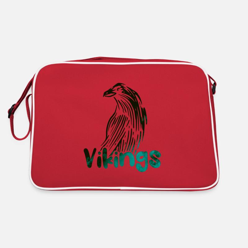 Rabenlogo Wikinger Retro Tasche