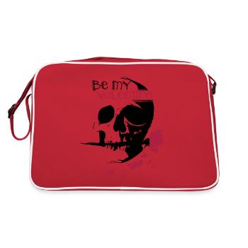 Be my valentine - be my valentine - Retro Bag - red/white - Back