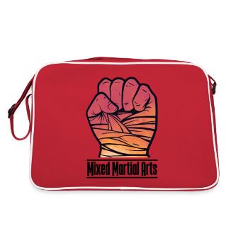 Mixed martial arts - Retro Bag - red/white - Back
