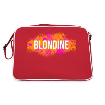 Blonde Splash - Retro Bag - red/white - Back