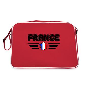 France cadeau spécial France / Français - Sac Retro - rouge/blanc - Dos