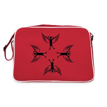 Angels - Retro Bag - red/white - Back