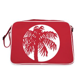 palmy MOON - Retro Tasche - Rot/Weiß - Hinten
