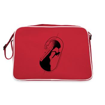 Passion escalade grimpeurs - Sac Retro - rouge/blanc - Dos