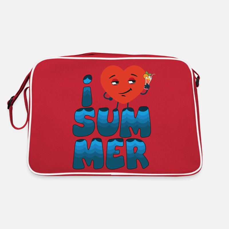 Sommerherz 12 Retro Tasche