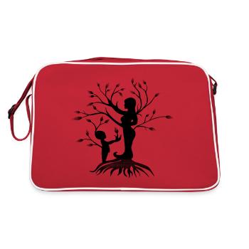 Amour mère et enfant - Sac Retro - rouge/blanc - Dos