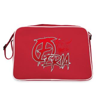 Féria, cadeau spécial fête traditionnelle - Sac Retro - rouge/blanc - Dos