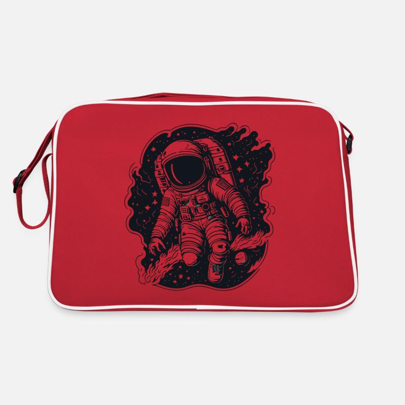Kosmischer Entdecker Retro Tasche