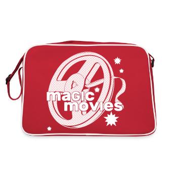Film Reel Cinema Movies Magic Movies Fan de Fan de Cinéma - Sac Retro - rouge/blanc - Dos