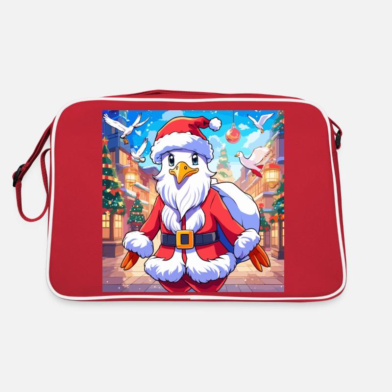 Mouette, Père Noël, Noël, Saint-Nicolas, Noël Sac Retro