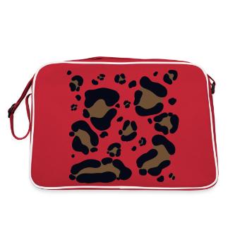 Léopard - Sac Retro - rouge/blanc - Dos