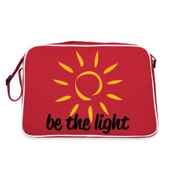 Soyez la lumière - Sac Retro - rouge/blanc - Dos