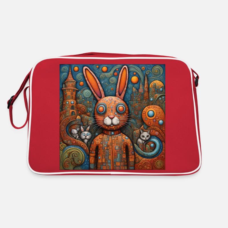 Surreal Pop Animals 9 Rabbit Sac Retro