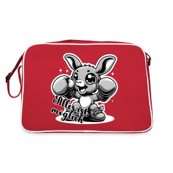 Courage Rabbit : Tout est possible - Sac Retro - rouge/blanc - Dos