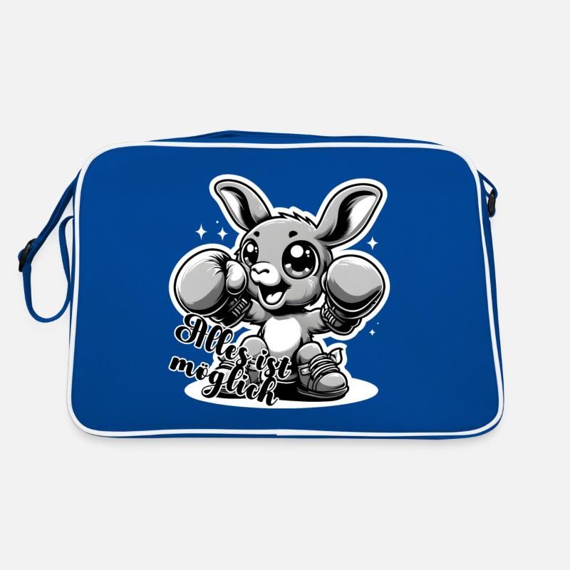 Courage Rabbit: Anything is possible Retro Bag