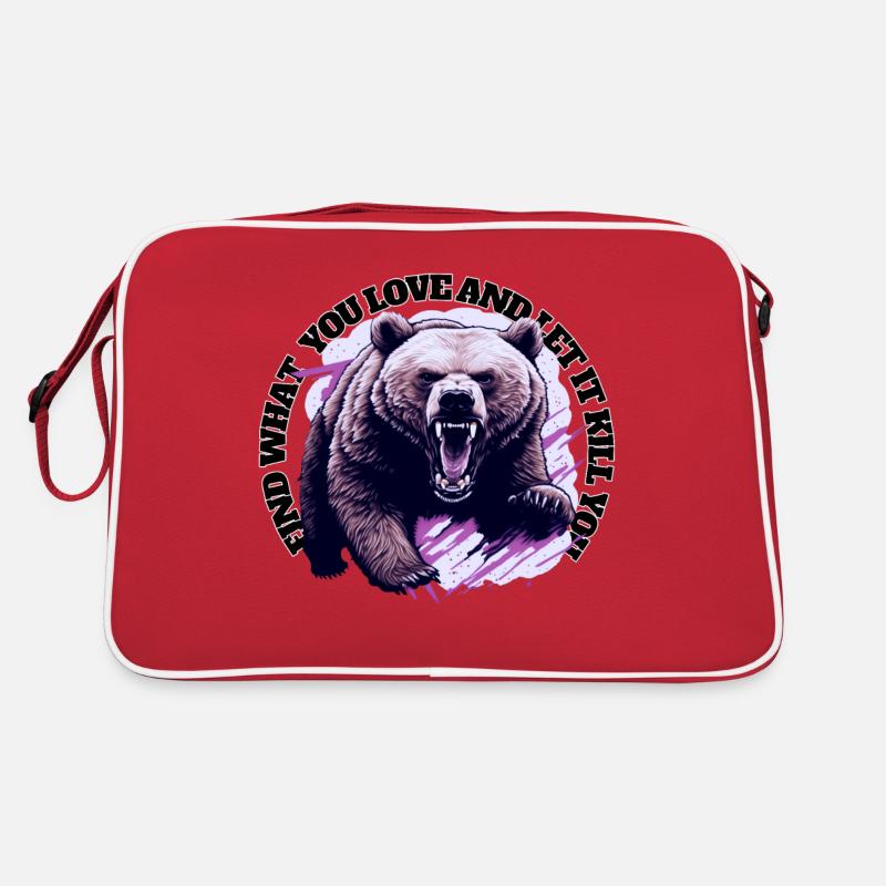 Trouvez ce que vous aimez.... - Sac Retro - rouge/blanc