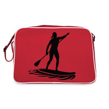 Vacances loisirs Stand Up Paddle - Sac Retro - rouge/blanc - Dos