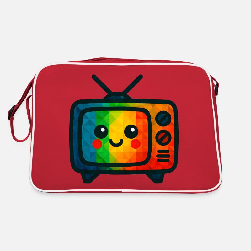 WPAP Polygon Kawaii Style Toy TV Retro Bag