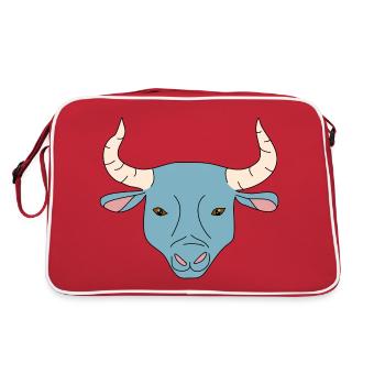Taureau - Sac Retro - rouge/blanc - Dos