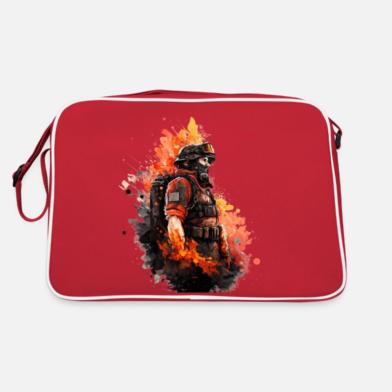 Héros en uniforme : Pompier Sac Retro