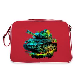 Tank King: show who makes the rules - Retro Bag - red/white - Back