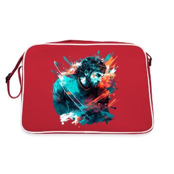 Ice hockey players - Retro Bag - red/white - Back