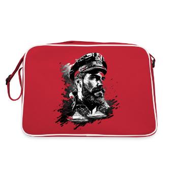Aventure en haute mer, voilier - Sac Retro - rouge/blanc - Dos