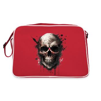 Squelette - Sac Retro - rouge/blanc - Dos
