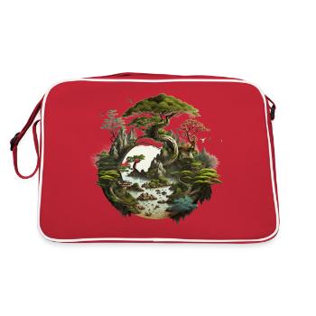 Sur les traces de la nature - Sac Retro - rouge/blanc - Dos