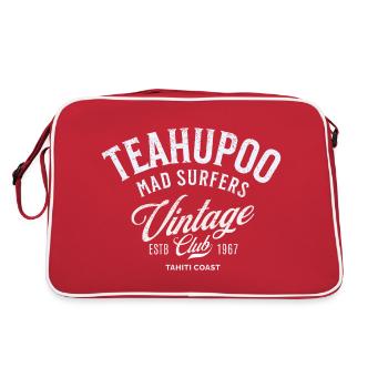 Teahupoo mad surfers vintage club - Sac Retro - rouge/blanc - Dos
