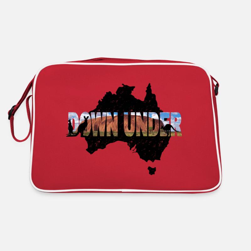 DOWN UNDER - Australia Retro Tasche