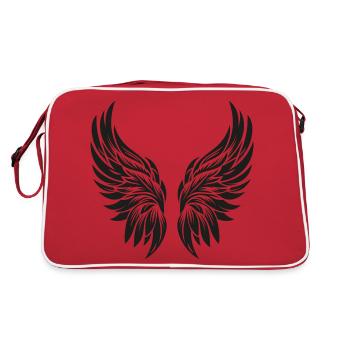 Ailes d’ange - Sac Retro - rouge/blanc - Dos