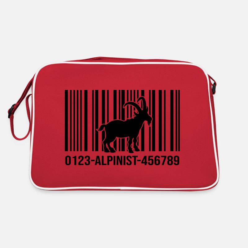 mountain hiking servus summit alpinist mountain goat Retro Bag