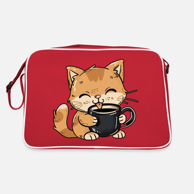 Tasse à café pour chat Cat Lover Catlady Sac Retro