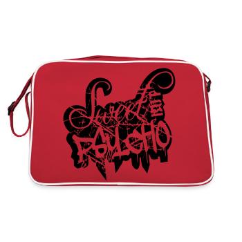 gratter les larmes timbre cool doux dire doux mignon - Sac Retro - rouge/blanc - Dos
