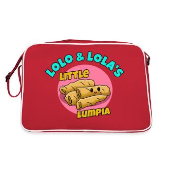 Philippines Rouleau de printemps philippin Grand-mère I Cadeau - Sac Retro - rouge/blanc - Dos