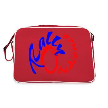 Conception d'obéissance de rallye pour le sport canin avec chien - Sac Retro - rouge/blanc - Dos