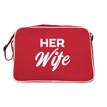 Her Wife - Retro Bag - red/white - Back