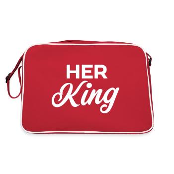 Her King - Retro Bag - red/white - Back