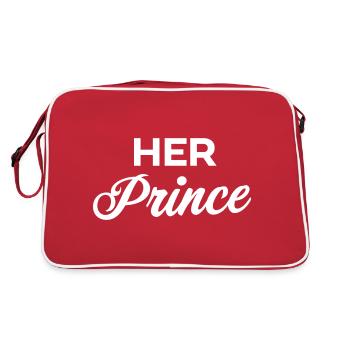 Her Prince - Retro Bag - red/white - Back