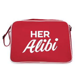 Her Alibi - Retro Bag - red/white - Back