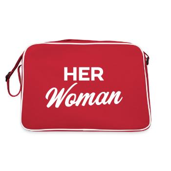 Her Woman - Retro Bag - red/white - Back