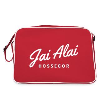 JAI ALAI HOSSEGOR – JEU DE PELOTE BASQUE - Sac Retro - rouge/blanc - Dos