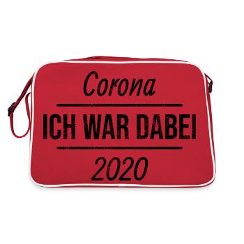 Corona 2020 J’y étais - Sac Retro - rouge/blanc - Dos
