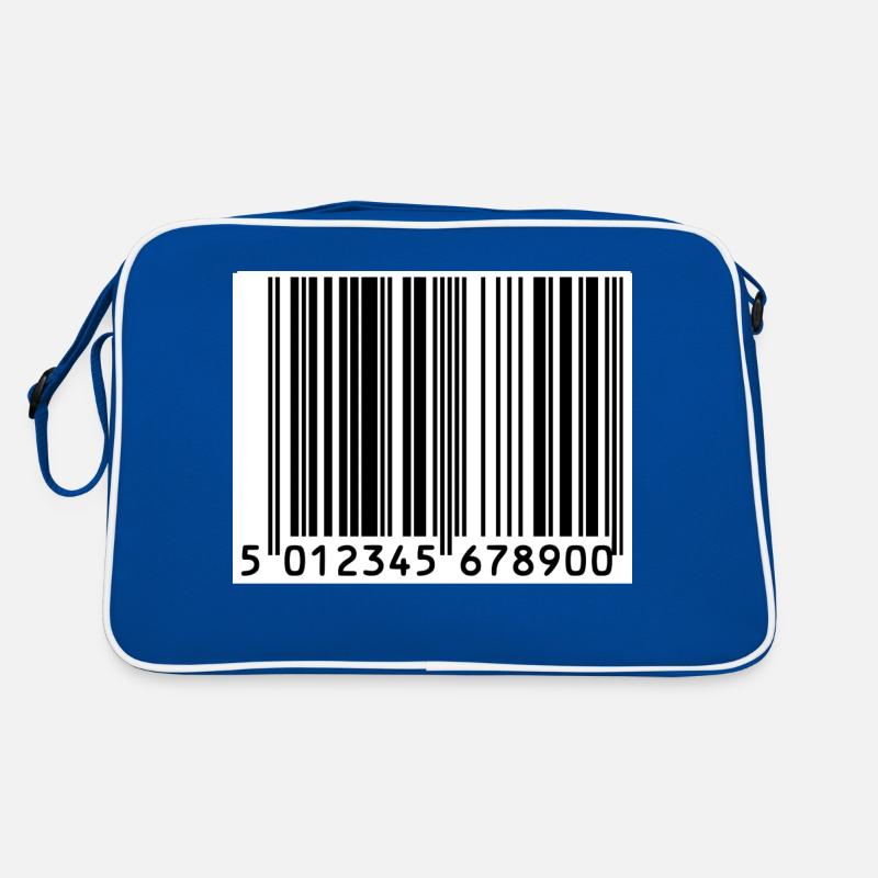Strichcode Retro Tasche