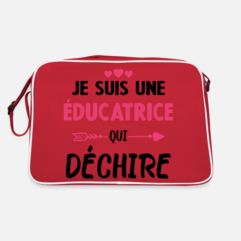 Je Suis Une Éducatrice Qui Déchire Sac Retro